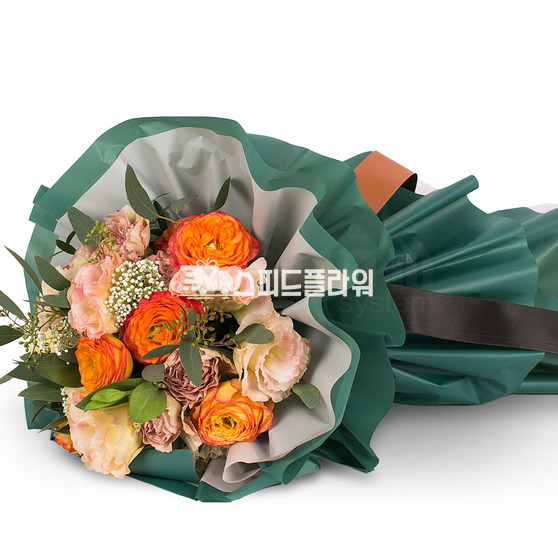 리시얀 & 장미다발